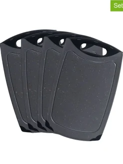 Stoneline Koch- & Backutensilien<4er-Set: Schneidebretter in Grau - (L)26,5 x (B)16,5 cm