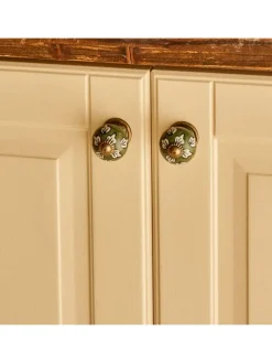 BELLA MAISON Wohndekoration<2er-Set: Schrankgriffe ''Vera'' in Grün - (H)6,5 x Ø 3 cm