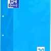 Oxford Büro- & Schulbedarf<5er-Set: Schulblöcke " - Lineatur 20" in Blau - DIN A4