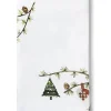 Kähler Tisch- & Küchentextilien<4er-Set: Servietten "Hammershøi Christmas" in Weiß/ Bunt - (L)45 x (B)45 cm