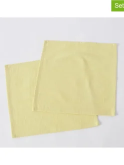 Boltze Tisch- & Küchentextilien<2er-Set: Servietten "Lenea" in Gelb - (L)40 x (B)40 cm