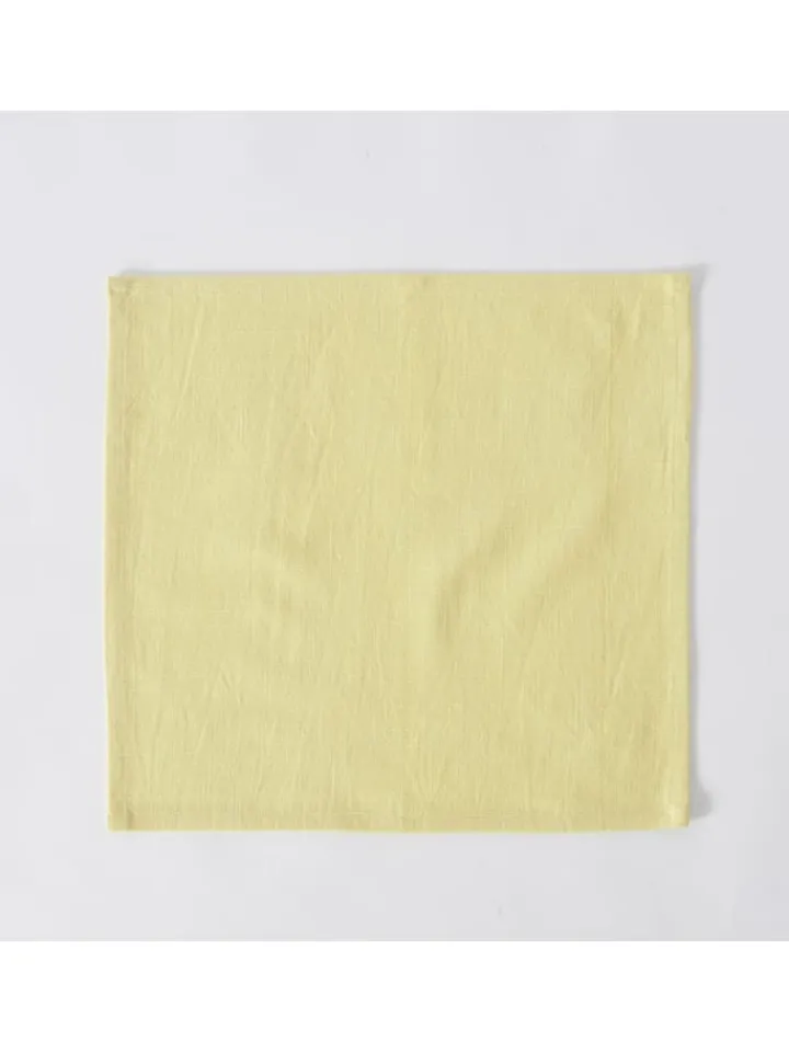 Boltze Tisch- & Küchentextilien<2er-Set: Servietten "Lenea" in Gelb - (L)40 x (B)40 cm