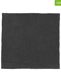 Blomus Tisch- & Küchentextilien<4er-Set: Servietten "Lineo" in Anthrazit - (L)42 x (B)42 cm