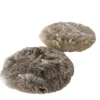 Boltze Kissen & Kissenhüllen<2er-Set: Sitzkissen "Josy" in Braun - Ø 38 cm