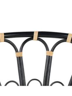 Beliani Gartenmöbel<2er-Set Sonneninsel ROSSANO in Schwarz/Beige