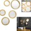 Rétro Chic Spiegel<5er-Set: Spiegel in Gold