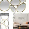 Rétro Chic Spiegel<5er-Set: Spiegel in Gold