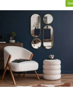 THE HOME DECO FACTORY Spiegel<4er-Set: Spiegel in Gold in Gold
