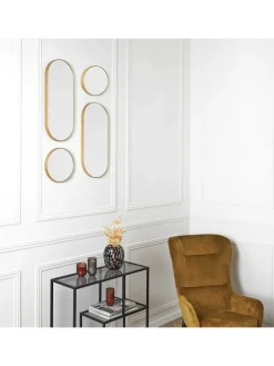THE HOME DECO FACTORY Spiegel<4er-Set: Spiegel in Gold in Gold