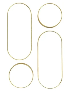 THE HOME DECO FACTORY Spiegel<4er-Set: Spiegel in Gold in Gold