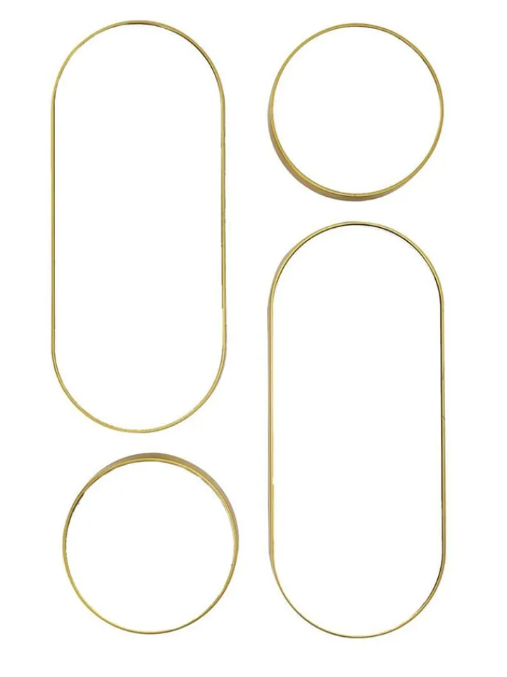 THE HOME DECO FACTORY Spiegel<4er-Set: Spiegel in Gold in Gold