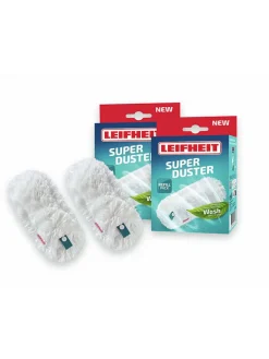 Leifheit Weitere Haushaltshelfer<2er-Set: Staubbezüge "Superduster" in Türkis/ Weiß