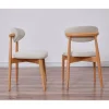 Evila Sitzmöbel<2er-Set: Stühle in Grau/ Hellbraun - (B)44 cm - (H)81 cm