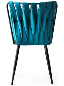 Scandinavia Concept Sitzmöbel<2er-Set: Stühle in Türkis - (B)43 x (H)82 x (T)43 cm