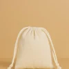 Samimi Einkaufstaschen & -Trolleys<10er-Set: Stoffbeutel in Beige/ Weiß - (L)13 x (B)10 cm