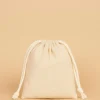 Samimi Einkaufstaschen & -Trolleys<10er-Set: Stoffbeutel in Beige/ Weiß - (L)10 x (B)7 cm