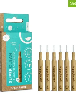 happybrush Zahn & Mundpflege<4er-Set: SuperClean Interdentalsticks ISO 1" in Natur