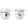 Rosendahl Gedeckter Tisch<2er-Set: Tassen ''Hammershøi Christmas'' in Weiß - 330 ml