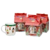 Könitz Gedeckter Tisch<4er-Set: Tassen ''Weihnachtshäuschen'' in Weiß/ Bunt - 400 ml