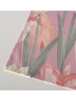 Boltze Küchentextilien|Tisch- & Küchentextilien<2er-Set: Tischläufer "Tulipa" in Rosa/ Grün - (L)140 x (B)40 cm