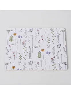 Boltze Tisch- & Küchentextilien<4er-Set: Tischset "Kamilla" in Weiß/ Bunt - (L)30 x (B)40 cm