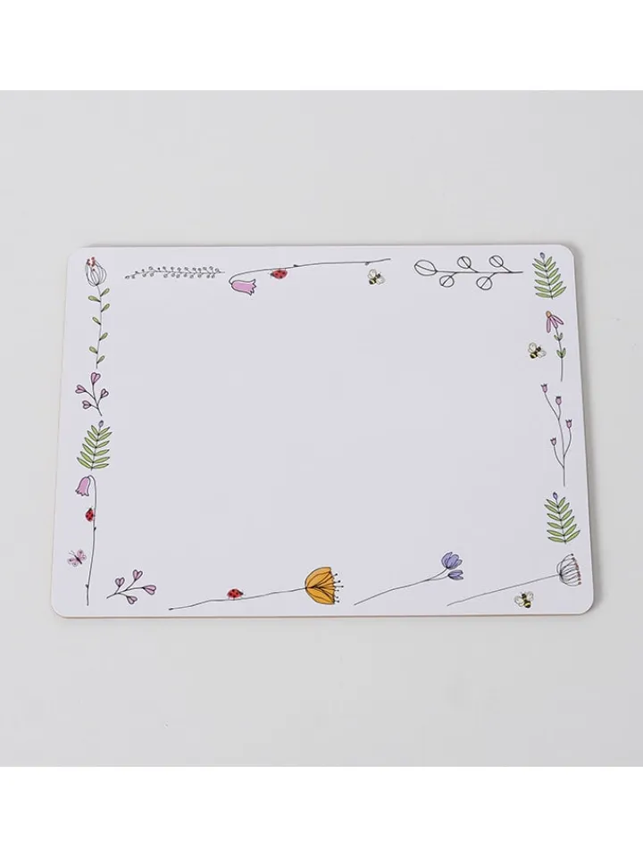 Boltze Tisch- & Küchentextilien<4er-Set: Tischset "Kamilla" in Weiß/ Bunt - (L)30 x (B)40 cm