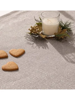 Mint Rugs Tisch- & Küchentextilien<2er-Set: Tischsets "Christmas Evolet" in Hellgrau - (L)50 x (B)40 cm