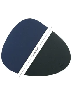 Björn Tisch- & Küchentextilien<6er-Set: Tischsets in Dunkelblau/ Anthrazit - (L)44 x (B)37 cm