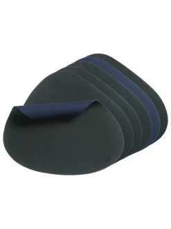 Björn Tisch- & Küchentextilien<6er-Set: Tischsets in Dunkelblau/ Anthrazit - (L)44 x (B)37 cm