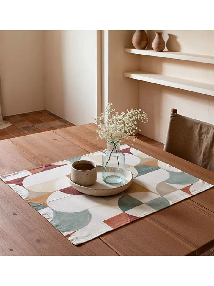 Mint Rugs Tisch- & Küchentextilien<2er-Set: Tischsets "Nagore" in Bunt - (L)50 x (B)40 cm