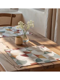Mint Rugs Tisch- & Küchentextilien<2er-Set: Tischsets "Nagore" in Bunt - (L)50 x (B)40 cm