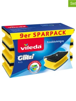 Vileda Putz- & Waschutensilien<3er-Set: Topfreiniger in Gelb - 3x 9 Stück