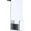 Blomus Badaccessoires<3er-Set: Türhaken ''Menoto'' in Silber - (B)5 x (H)12 x (T)4 cm