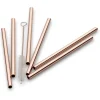 Echtwerk Gedeckter Tisch<6er-Set: Trinkhalme in Kupfer - (H)12 cm
