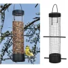 Garden Hero Pflanzen & Zubehör<2er-Set: Vogelfutterstationen in Schwarz - (H)28 x Ø 6,2 cm