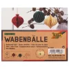 folia PAPER Kreativbedarf & Do-It-Yourself<3er-Set: Wabenbälle "Christmas" in Creme/ Rot/ Grün