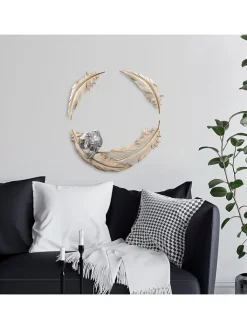 ABERTO DESIGN Wanddekoration<3er-Set: Wanddekore in Beige