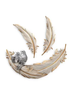 ABERTO DESIGN Wanddekoration<3er-Set: Wanddekore in Beige