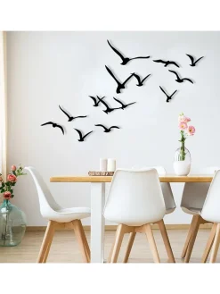 ABERTO DESIGN Wanddekoration<11er-Set: Wanddekore "Migration"