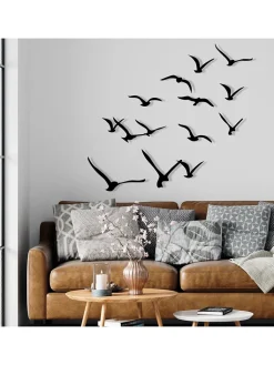 ABERTO DESIGN Wanddekoration<11er-Set: Wanddekore "Migration"