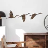 ABERTO DESIGN Wanddekoration<3er-Set: Wanddekore "Rusty Birds"