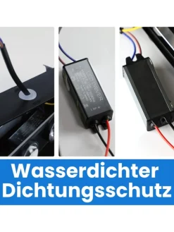 ZMH Wandleuchten<2er-Set Wandleuchte LED in schwarz Modern warmweiß 7W IP65 Up Down L 22cm