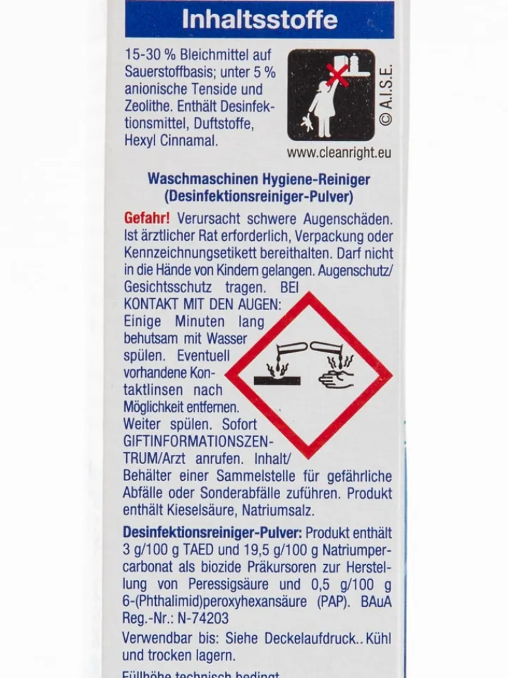 Dr. Beckmann Putz- & Waschutensilien<3er-Set: Waschmaschinen-Hygiene-Reiniger, je 250 g