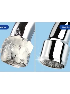 Wenko Weitere Haushaltshelfer<2er-Set: Wasserhahn-Entkalker in Grau - (H)7 x Ø 5 cm