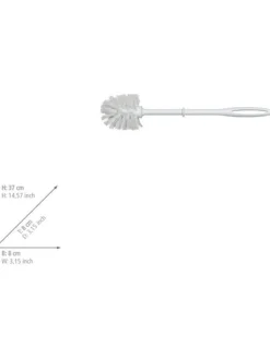 Wenko Badaccessoires<3er-Set: WC-Bürsten in Weiß - (H)36 x Ø 8 cm