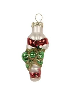 Clayre & Eef Weihnachtsschmuck<20er-Set: Weihnachtsanhänger in Bunt - (H)4 cm