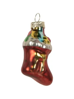 Clayre & Eef Weihnachtsschmuck<20er-Set: Weihnachtsanhänger in Bunt - (H)4 cm