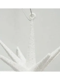 Boltze Weihnachtsschmuck<2er-Set: Weihnachtsanhänger "Tove" in Weiß - Ø 15 cm