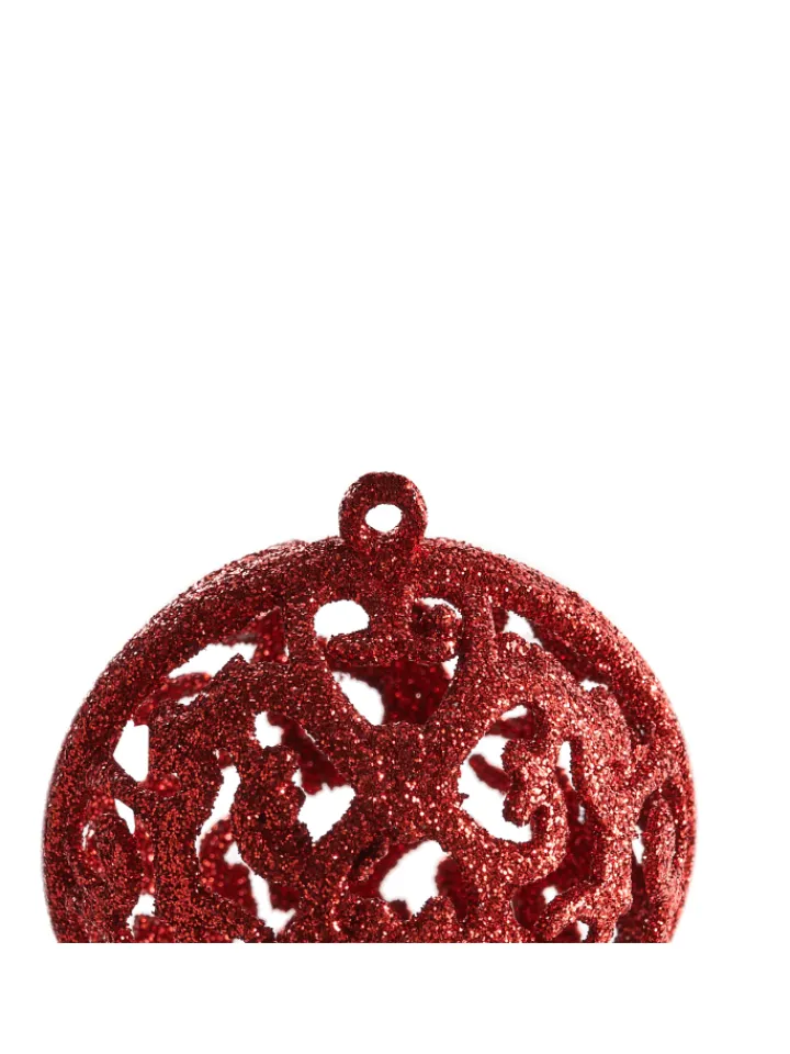 Beliani Künstliche Weihnachtsbäume<100er-Set Weihnachtsbaumkugeln VANERN in Bunt/Gold