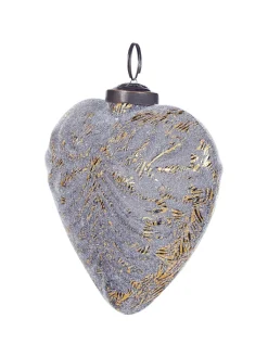 Beliani Künstliche Weihnachtsbäume<8er-Set Weihnachtsbaumkugeln FERIABLE in Grau/Gold/Silber
